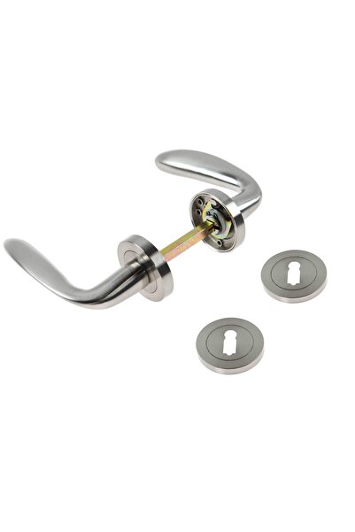 OEM Maner cu rozeta rotunda pentru usa interior, BestImp K81, aliaj metalic, ...