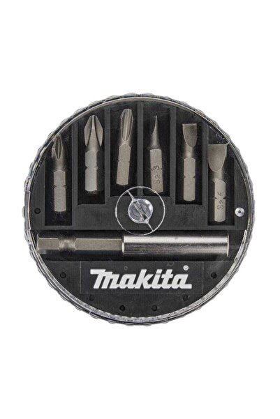 OEM 6-piece screwdriver bit set, Makita D-73265, with magnetic adapter, 7 pieces