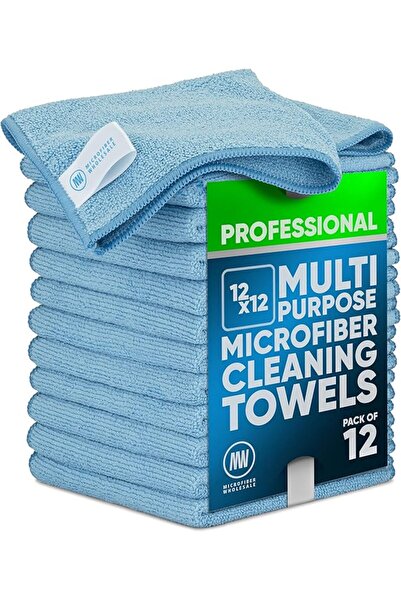 GENERAL Multi-Purpose Microfiber Cleaning Cloths 30.5X30.5Cm Cleaning Cloths ...