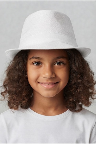 Mood Agenda Girl's 7-12 Years Old Summer Fedora Hat Sun Protection Beach and ...