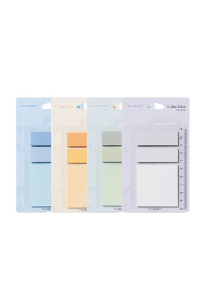 MC Micostore Set of sticky notes 52*52mm 30f+2*index 17*52mm pastel nusign deli