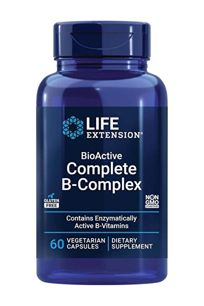 Life Extension BioActive Complete, B-Complex, 60 Vegetarian Capsules Packagin...