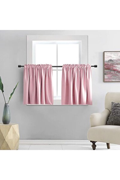 DONREN Donrin Small Bathroom Window Curtains - 2 Panels Blackout Thermal Insu...