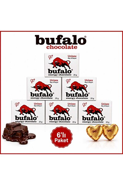 bufalo 6'lı +18 Yetişkin Çikolata Paketi