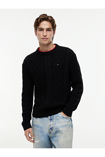 Tommy Hilfiger Tjm Erkek Regular Classic Flag Kazak
