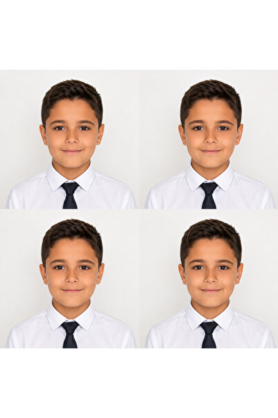 4 Adet Vesikalık & Biyometrik Fotoğraf Baskısı – Fotoğrafınızı Gönderin
