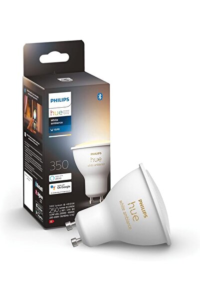 Philips Hue مصباح اضاءة ذكي جديد من مجموعة وايت اند امبيانس من فيليبس هيو - 1...