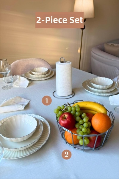 Edora Home Set of 2 Matte Silver Vertical Paper Towel Holders Oval Corner Fru...