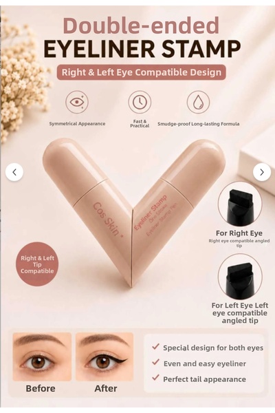 mammam always by your side Waterproof Double-Sided Eyeliner Stamp Pen Compati...
