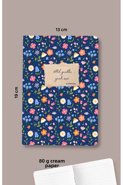 Dava Adamı Yayınları Allah Is Beautiful, He Loves Beauty - Bag Size Striped N...