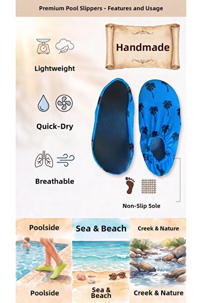 viberia Non-Slip Sole Unisex Baby Kids Sea Shoes Pool Booties Models 33-35 Nu...