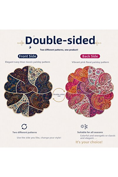 Mise En Place Patchwork Paisley 6-Piece American Service Set