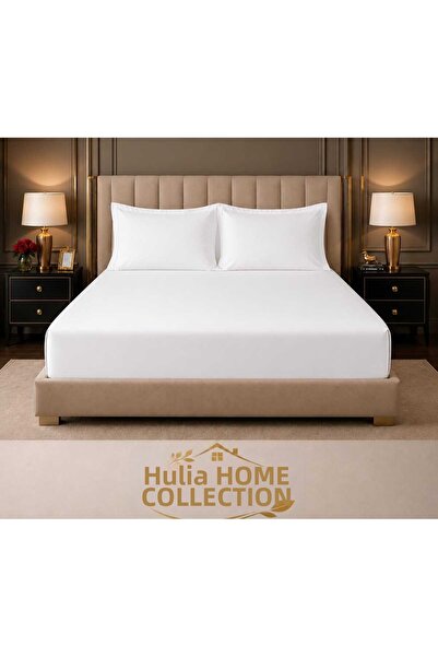HULİA SOFT Ranforce Elastic Sheet Set Double Size Akfil Fitted (Elastic Sheet...