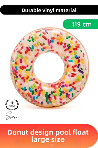 Svein # Swim Ring Donut Sea Ring Inflatable Pool Float Large Size Colorful Fu...