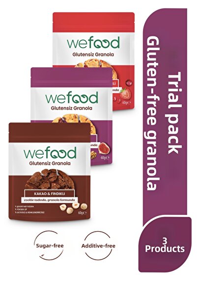 Wefood حزمة تجريبية من جرانولا بايتس خالية من الغلوتين