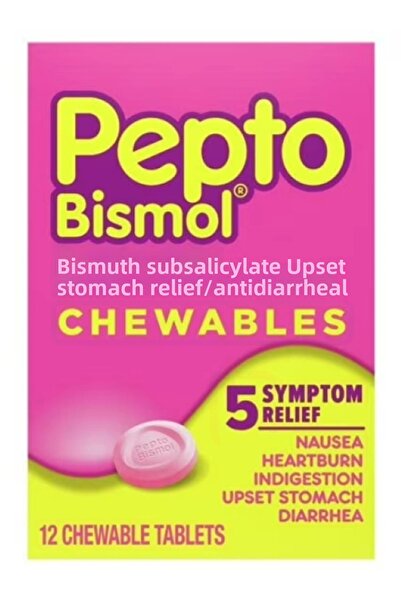 Pepto Bismol أقراص قابلة للمضغ 12 قطعة