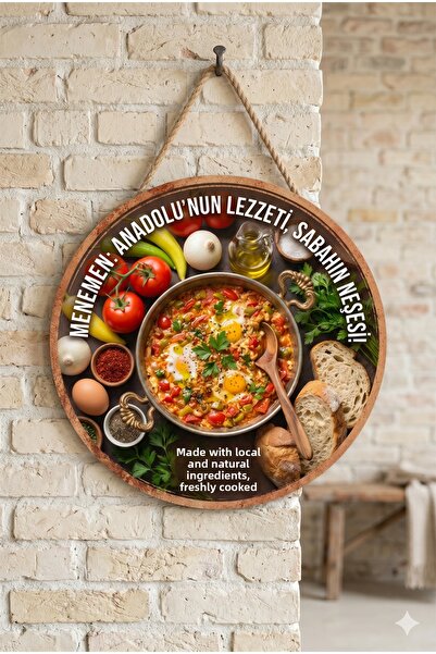 Mayeka Tablou decorativ din lemn pentru ușă de perete, pentru cafenele temati...