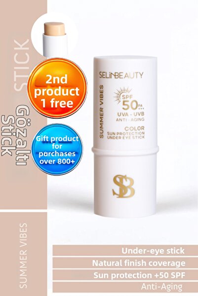 SELİNBEAUTY SPF50 Color Sunscreen Under Eye Stick - 6 gr