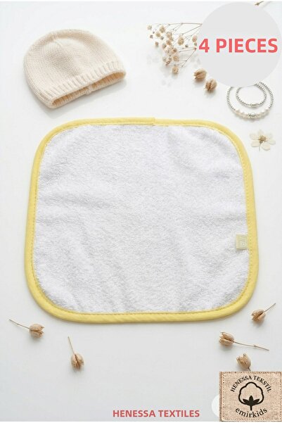 HENESSA TEKSTİL Baby Mouth Wipes & Face Towels 4-Pack 25X25