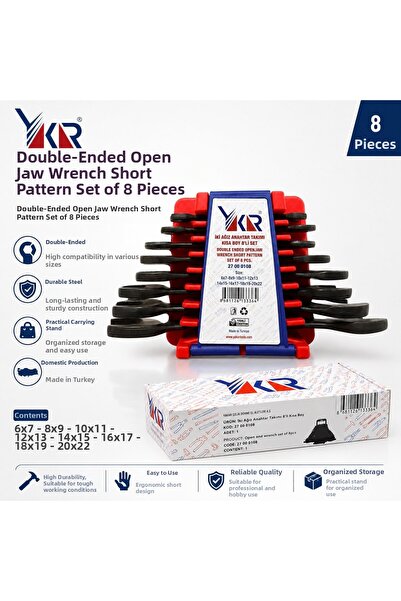 Yakar Open Mouth Key Set 8 Pcs