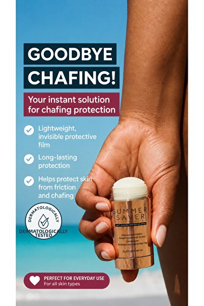 Summersaver Woman Anti-Chafing Stick - Thigh & Skin Friction Protection - Mad...