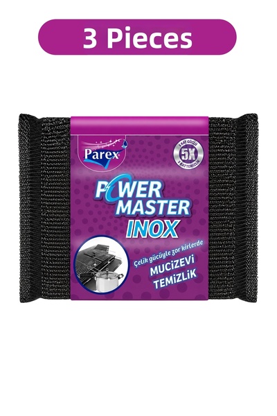 Parex Power Master Inox Sponge Three Pieces