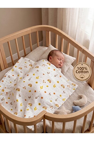 Valora Concept 100% Cotton Muslin Baby Newborn Blanket Oeko-Tex Certified Fab...