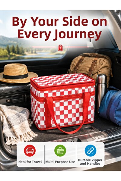Generic Brand 25 Liters Thermal Insulated Thermos Bag Picnic Bag with Aluminu...