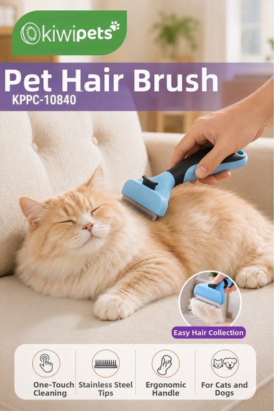 Tiny Kiwipets Kppc-10840 Pet Shaving Comb Blue |   Knot Opener |   Ergonomic ...