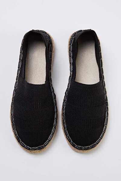 TRENDYOL SHOES Black Women's Espadrille Takss26Es00003