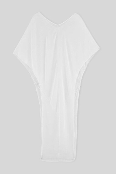 Trendyol Curve White Chiffon Woven Plus Size Blouse