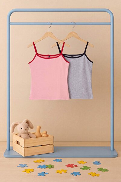 TRENDYOLKIDS Gray Pink Girls' Athlete