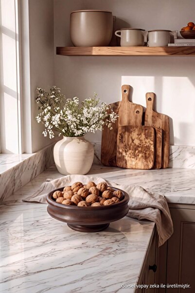 TRENDYOLMİLLA HOME Wooden Stand Presentation Bowl Tphss26Tbk00029