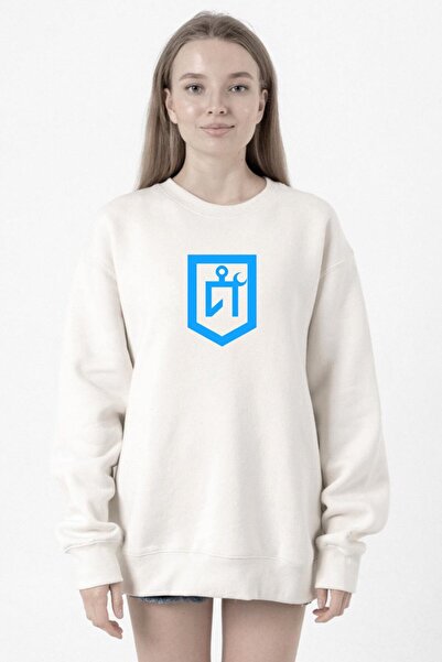 Tshirthane Idil Ural Tamga White Women's 2Ip Sweatshirt