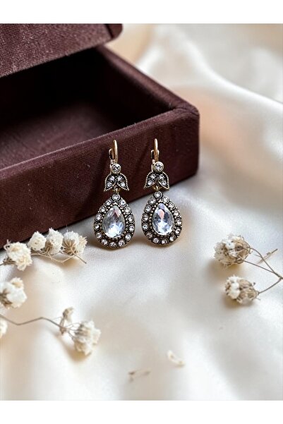 FAYRA ACCESSORIES أقراط قطرة الماء من حجر الزركون