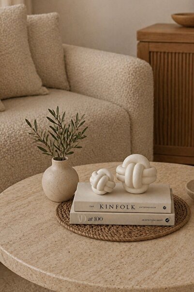 Mandalin Art Studio Διακοσμητικό αντικείμενο σε σχήμα κόμπου, 2 τεμάχια