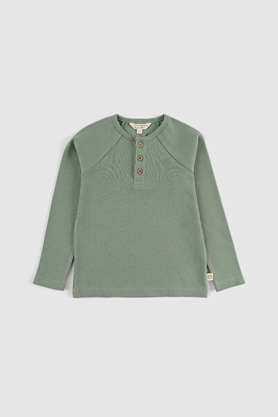 Little Gusto Çocuk Kaşkorse Sweatshirt Yeşil