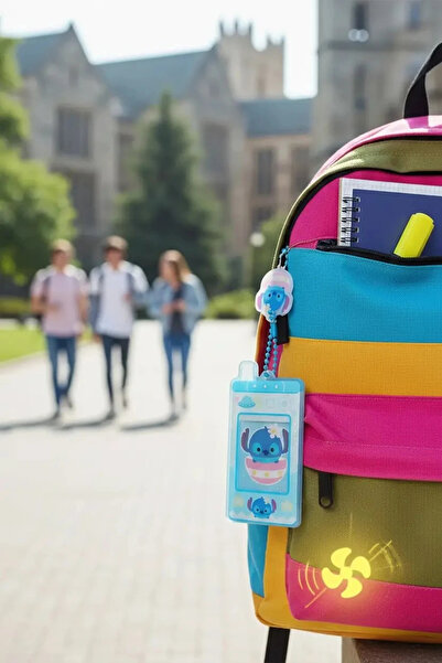 Miniso Disney Lisanslı Tsum Tsum Serisi Çerçeve Figürlü Anahtarlık – Stitch
