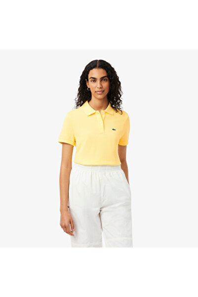 Lacoste Kadın Regular Fit Sarı Polo