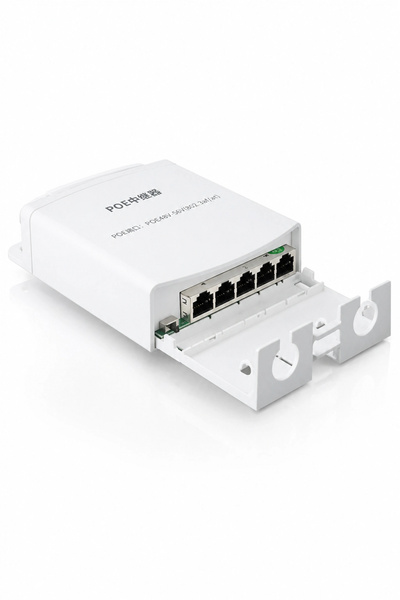 J-TECH 4+1 1 PoE Giriş - 4 PoE Çıkışlı PoE Extender (PoE Çoklayıcı) -Outdoor