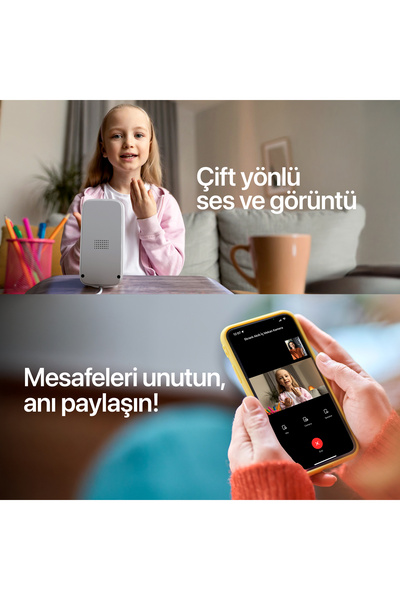 Xenon Smart Ekranlı Akıllı İkili İç Mekan Güvenlik Kamera Seti Kameradan Kameraya Konuşma