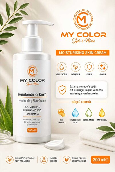 Mycolor Style & More Su bazlı Kortizonsuz egzema ve Sedf engelleyici Bakım Kr...