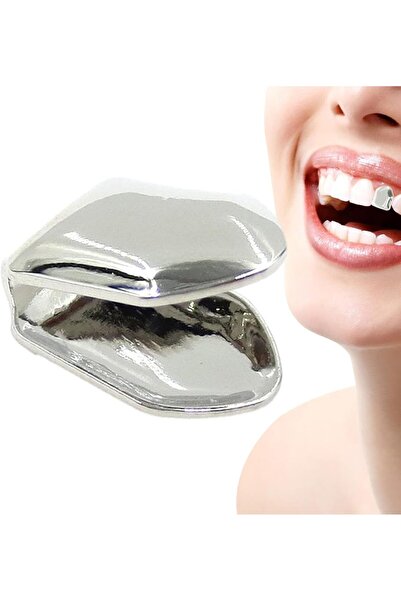 elur malta 14k Altın Kaplama Grillz Diş Taşı Gümüş