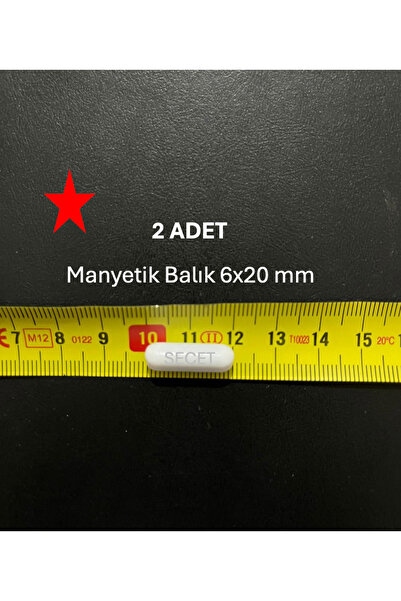 LAB Manyetik Balık 6x20 Mm - Boy:20 Mm - Çap:6 Mm ( 2 Adet/pk )