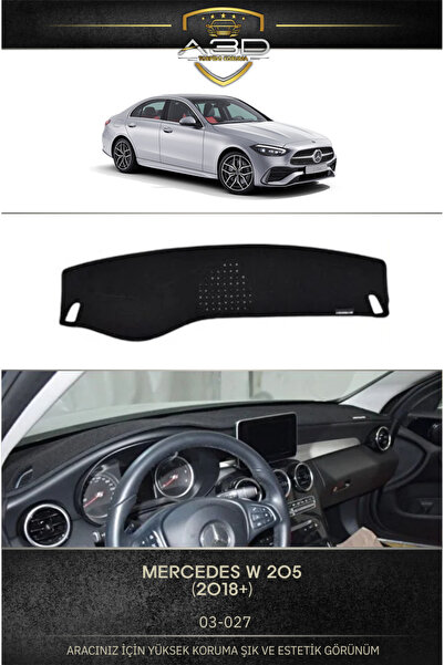 A3D TORPİDO KORUMA Mercedes BENZ W205 (2018+) Ön Örtüsü Göğüs Panel Torpido K...