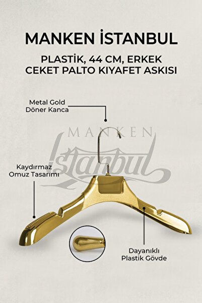 Manken İstanbul Aur 3 bucăți haine din plastic și cuier pentru haine