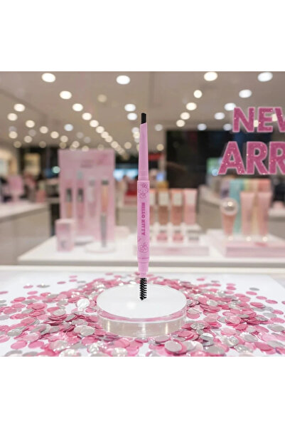 Miniso Sanrio Lisanslı Hello Kitty Çift Taraflı Kaş Kalemi - Siyah