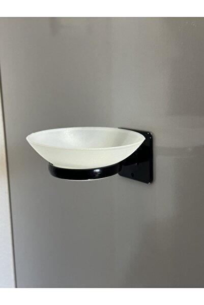 KILINÇ STORE Black Solid Soap Dispenser Organizer with Strong Adhesive