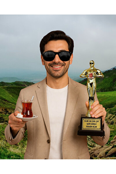 FALAVİ  Yılın En Çay İçen Ödülü Oscar Heykeli Hediyelik Eşya Kişiselleştirilebilir Hediye