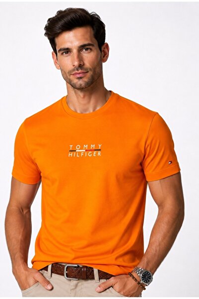Tommy Hilfiger Slim fit central square logo t-shirt